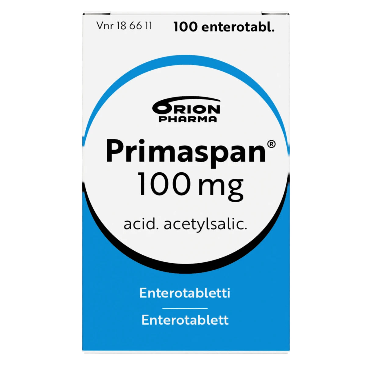 PRIMASPAN 100 mg enterotabletti purkki 100 kpl