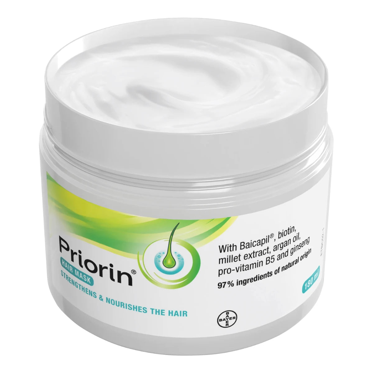 Priorin Hair Mask 180 ml vahvistaa ja ravitsee hiuksia