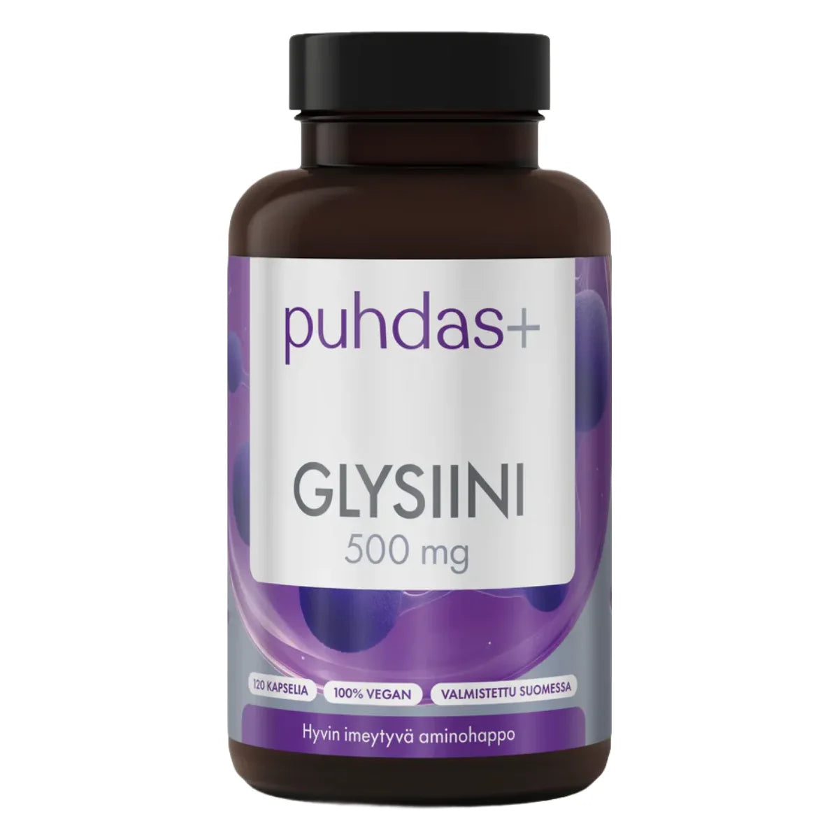 Puhdas+ Glysiini 500 mg 120 kaps