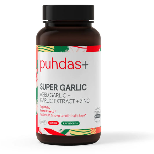 Puhdas+ Super Garlic Valkosipuli 30 kaps