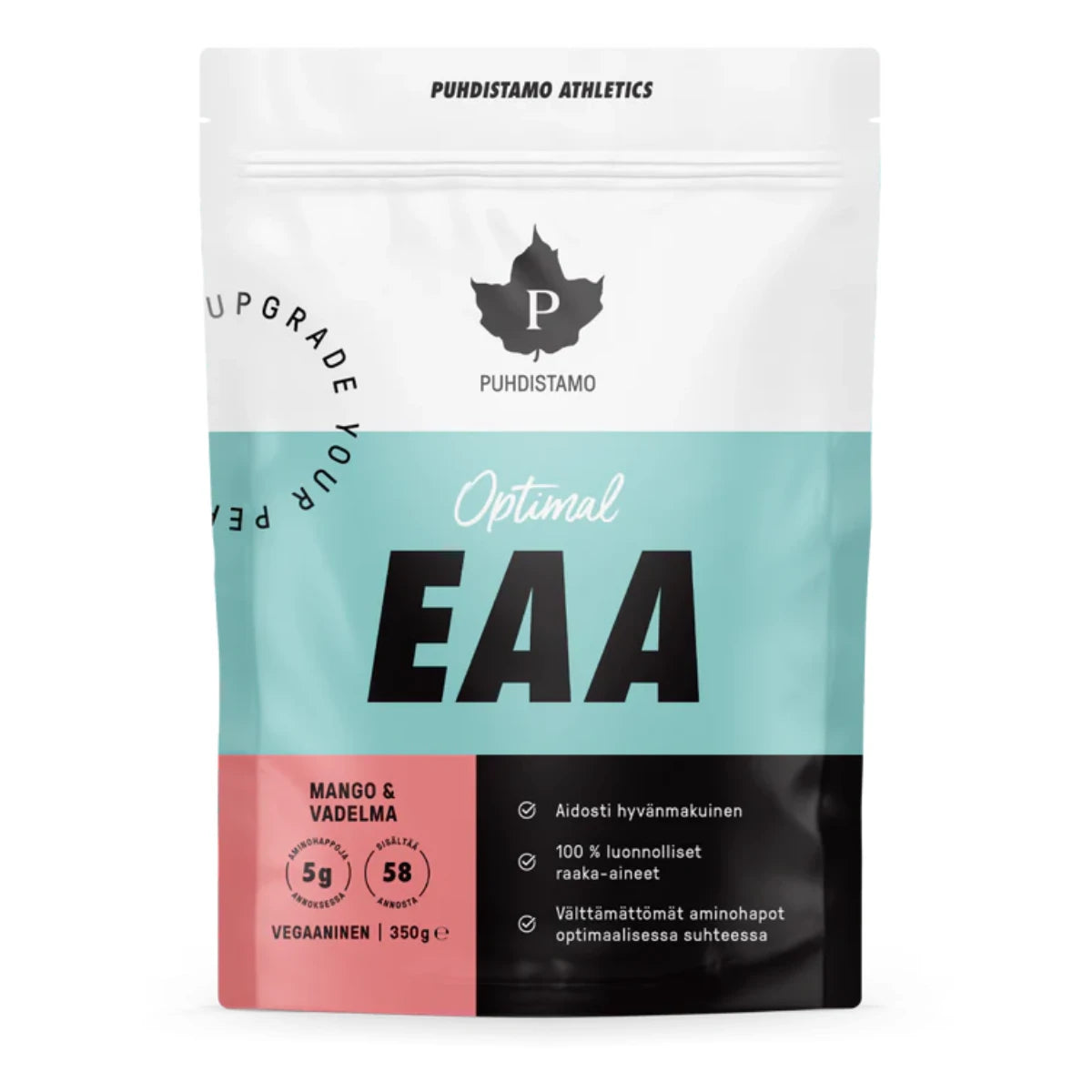 Puhdistamo Athletics EAA Mango-Vadelma 350 g – Optimaaliset välttämättömät aminohapot