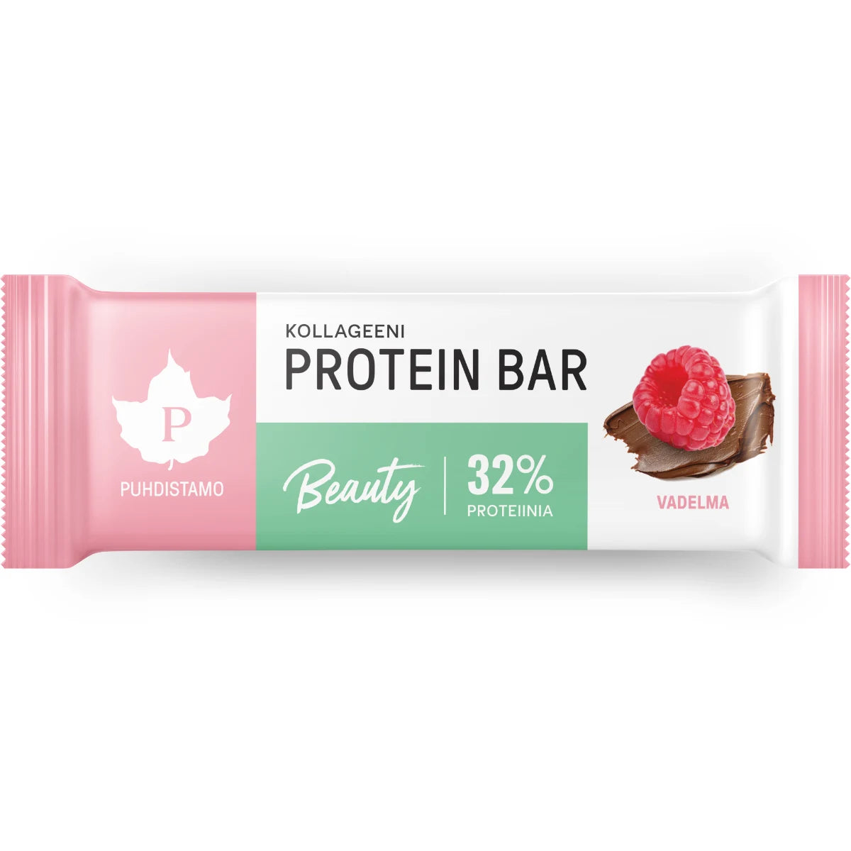 Puhdistamo Kollageeni Beauty Proteiinipatukka – Vadelma 30 g