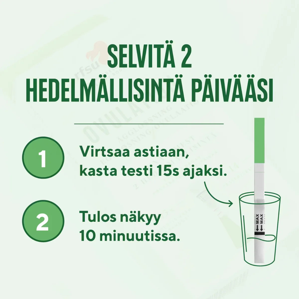 RFSU Ovulaatiotesti 14 kpl käyttöohje
