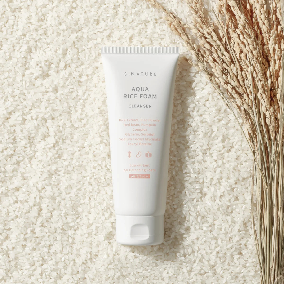 S.Nature Aqua Rice Foam Cleanser puhdistusvaahto