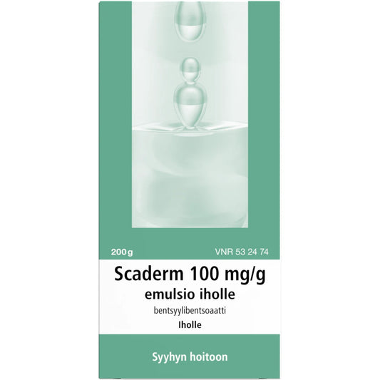 SCADERM emulsio iholle 100 mg/g 200 g
