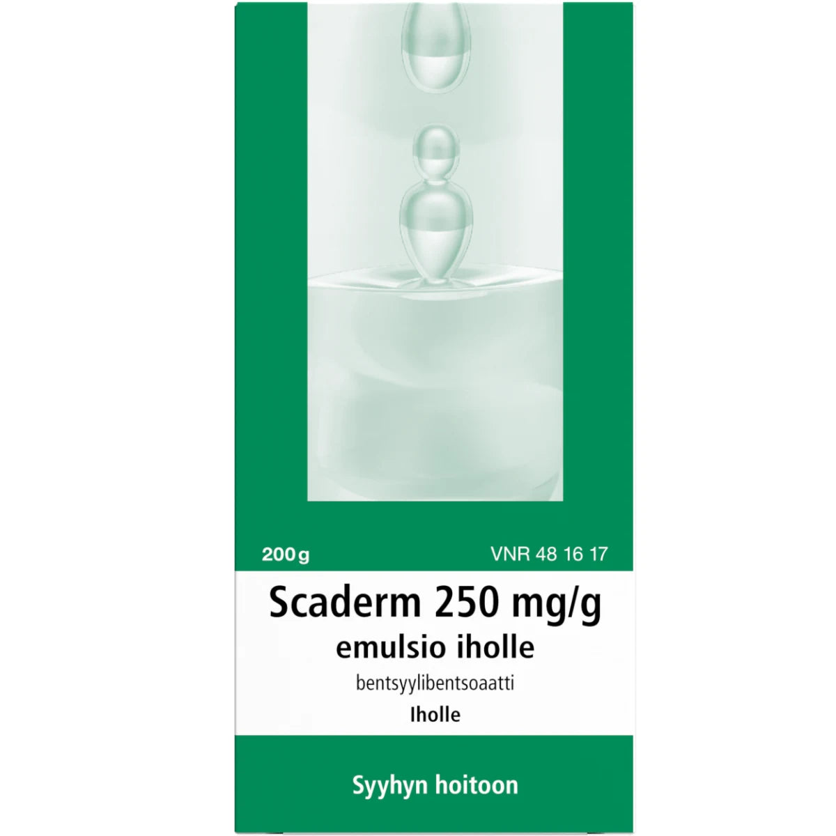 SCADERM emulsio iholle 250 mg/g 200 g