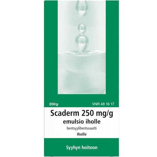 SCADERM emulsio iholle 250 mg/g 200 g