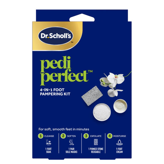 Scholl Pedi Perfect 4in1 jalkojenhoitosetti 1 kpl – täydellinen setti jalkojenhoitorutiiniin