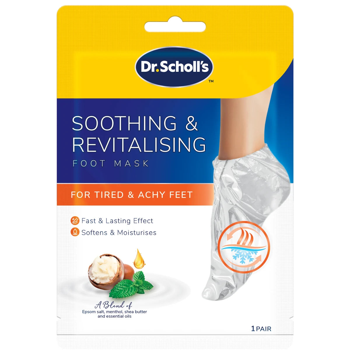 Scholl Soothing & Revitalising Jalkanaamio – 1 pari