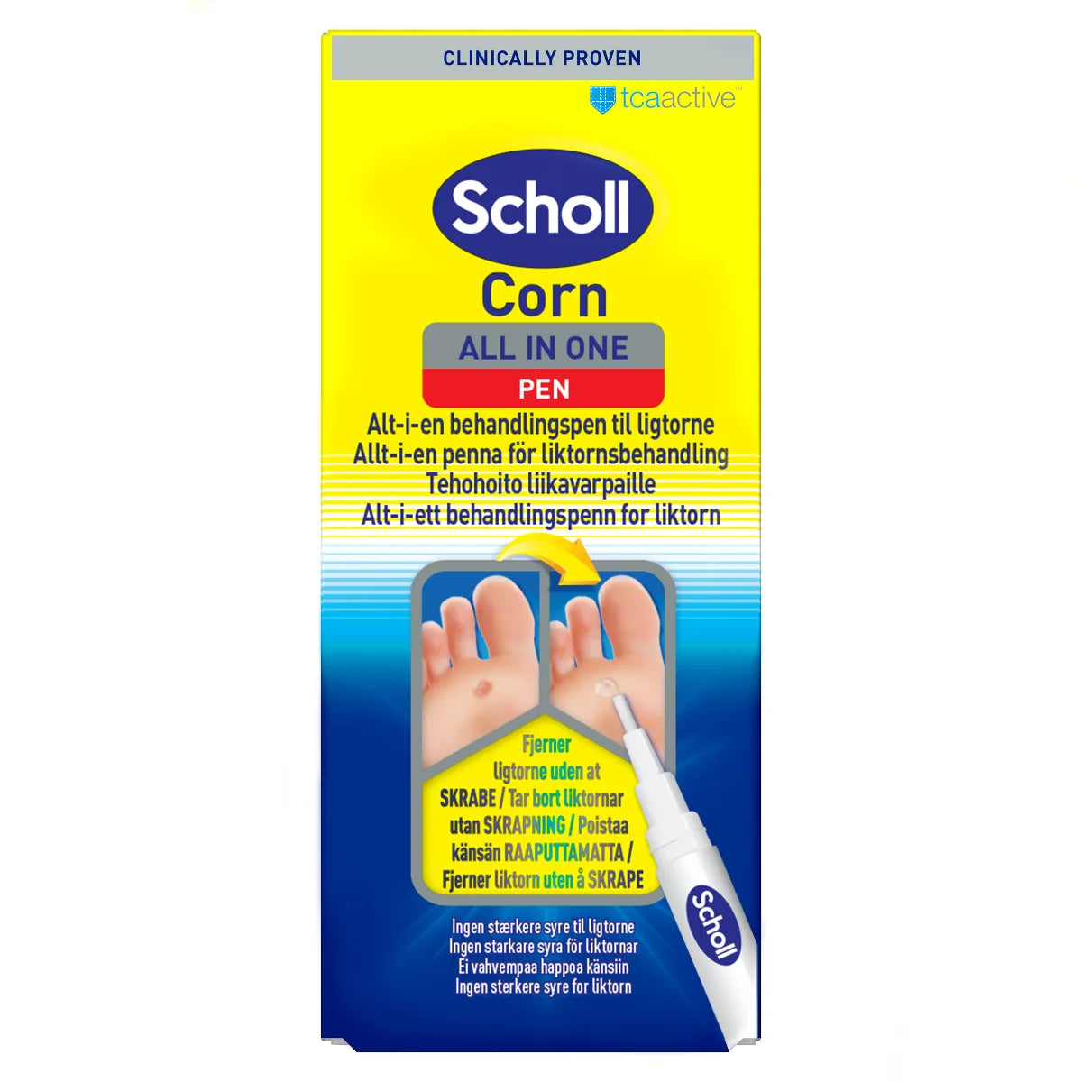 Scholl Tehohoito liikavarpaille TCA 4 ml syylänpoistokynä