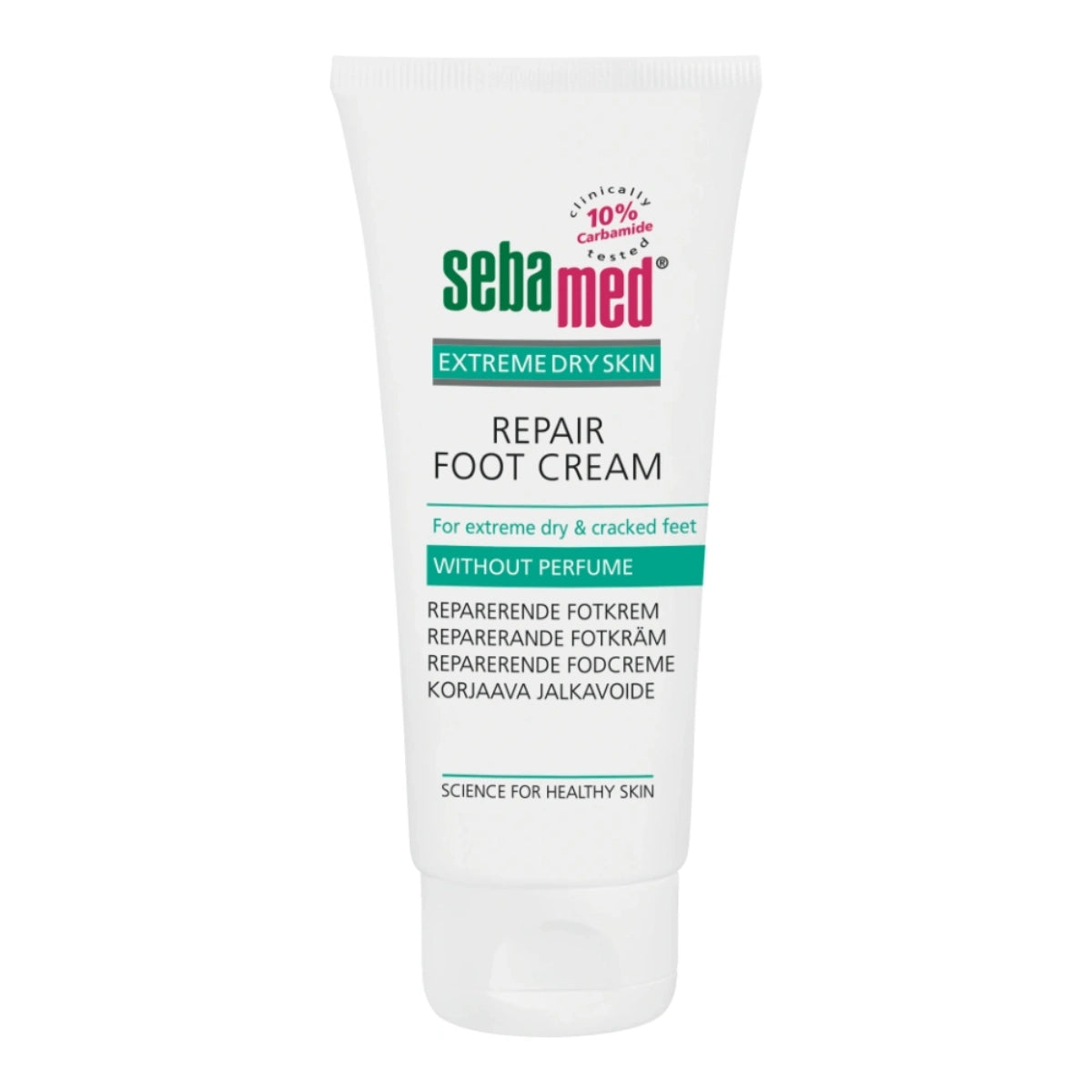 SEBAMED Repair Foot Cream korjaava jalkavoide 10% karbamidi hajusteeton 100 ml