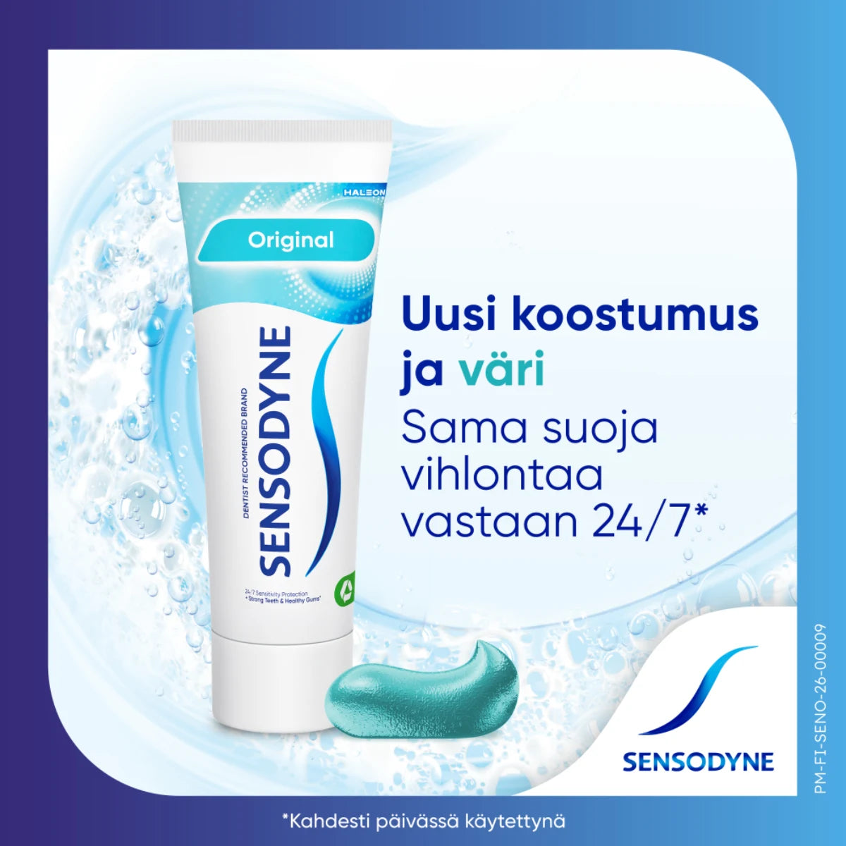 SENSODYNE Original hammastahna - uusi koostumus ja väri