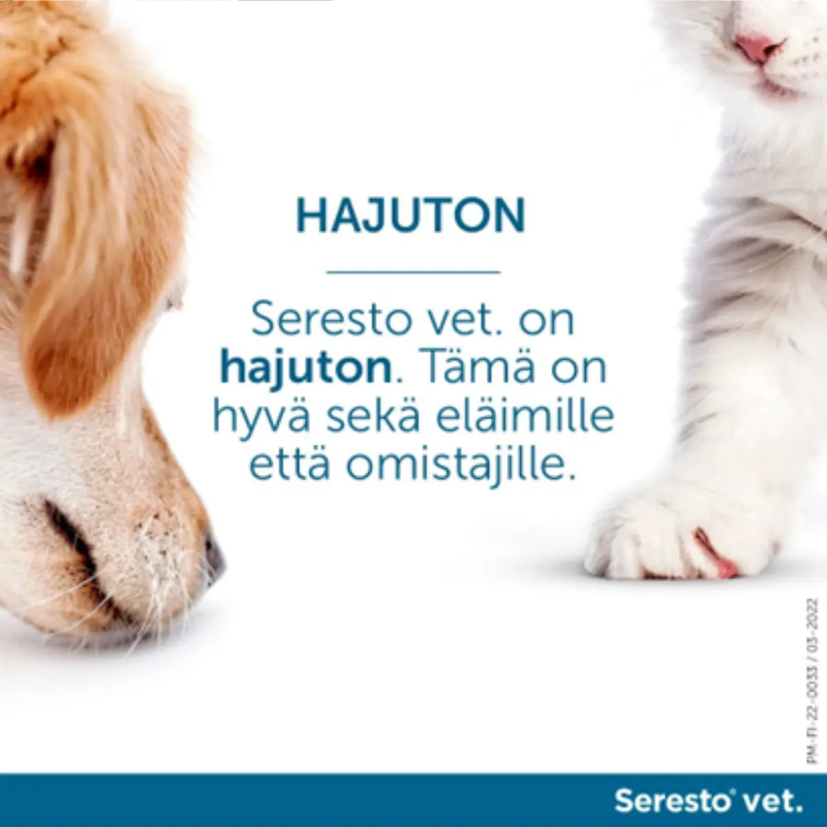 SERESTO Vet koirille yli 8 kg 2,03 g/4,5 g panta on hajuton