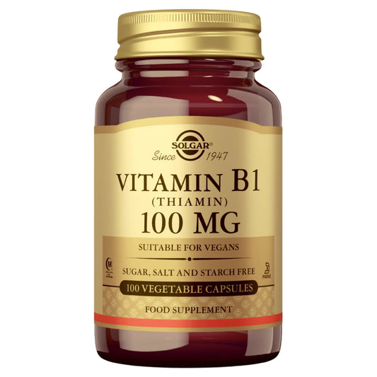 Solgar B1-vitamiini (Tiamiini) 100 mg 100 kaps