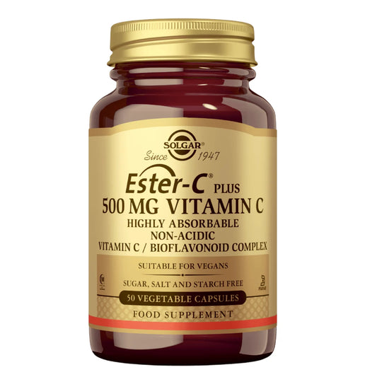 SOLGAR Ester-C® Plus 500 mg kapseli 50 kpl