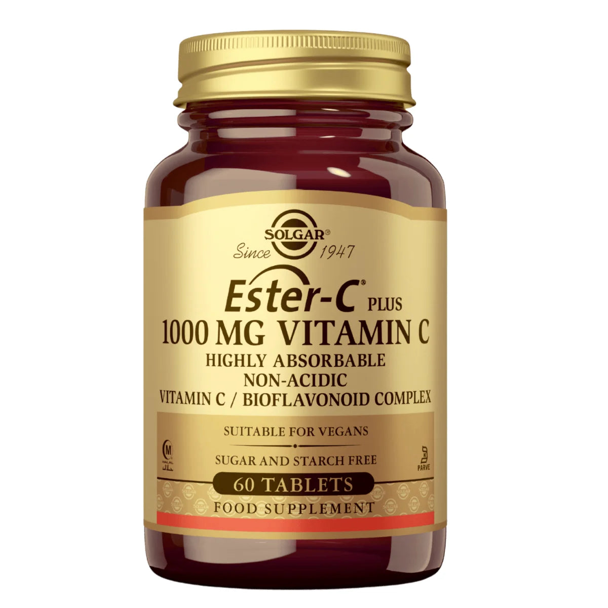 SOLGAR Ester-C® Plus Vitamin C 1000 mg tabletti 60 kpl