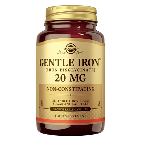 SOLGAR Gentle Iron 20 mg (bisglysinaatti) 180 kaps