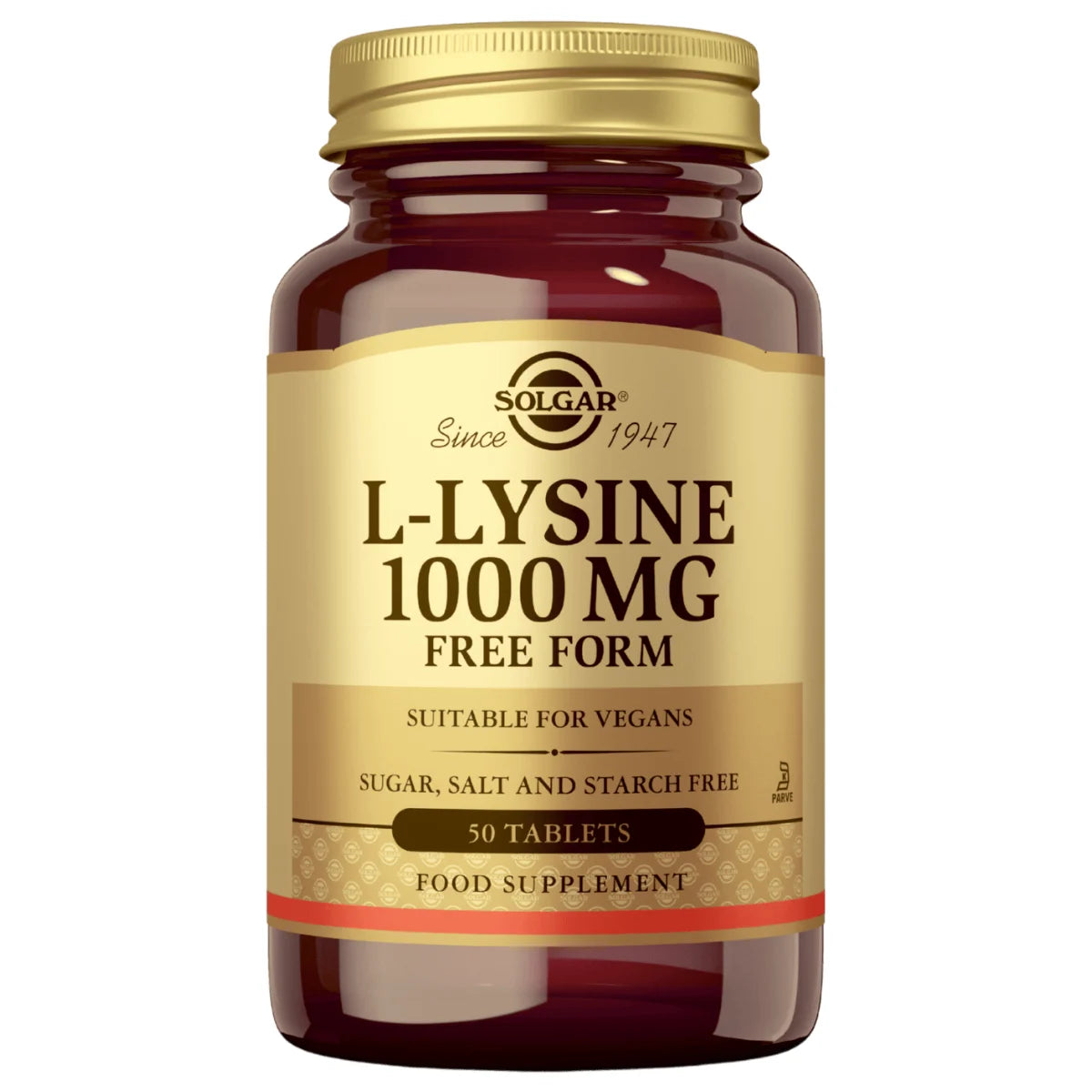 SOLGAR L-Lysiini 1000 mg 50 tabl