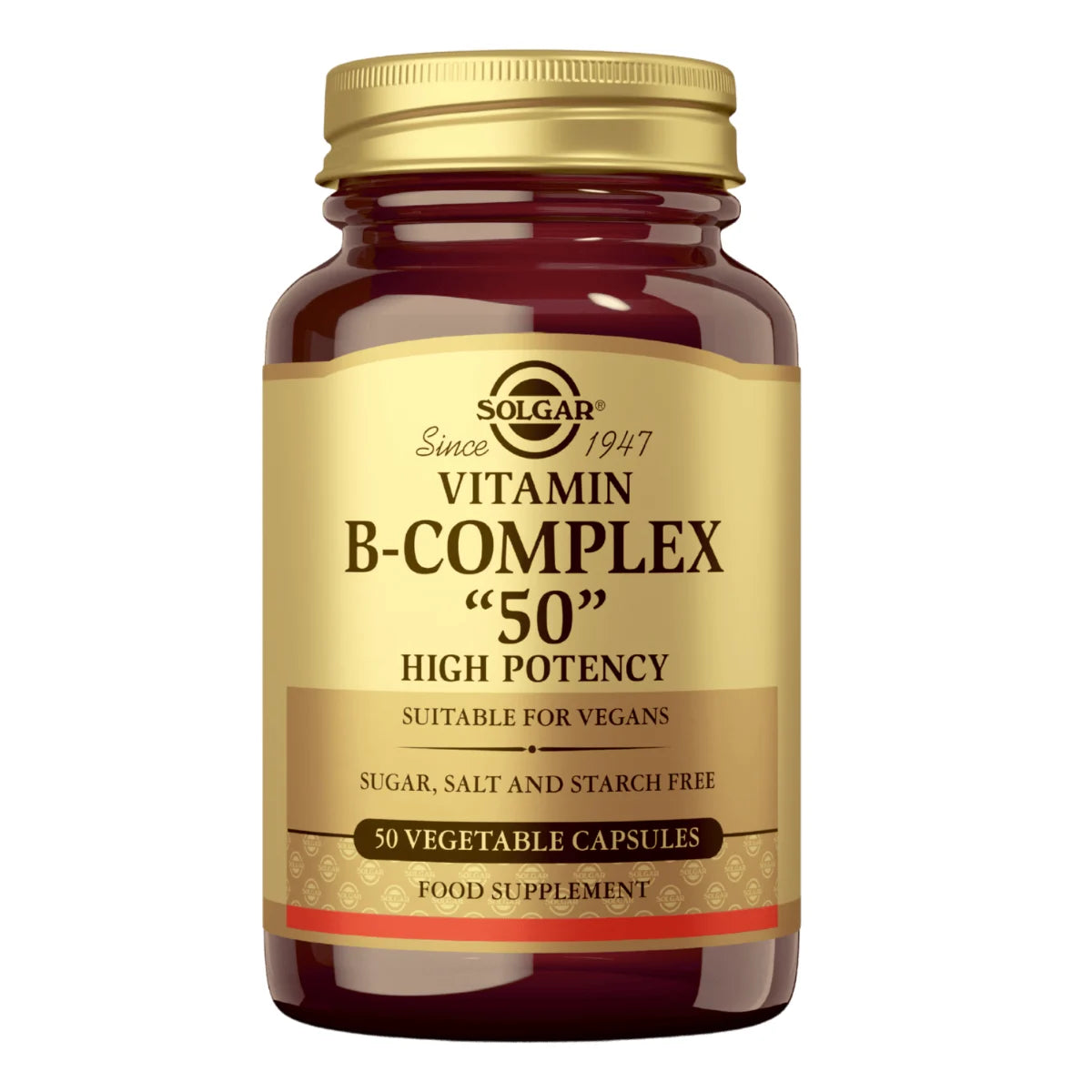 SOLGAR Vitamin B-Complex "50" kapseli 50 kpl