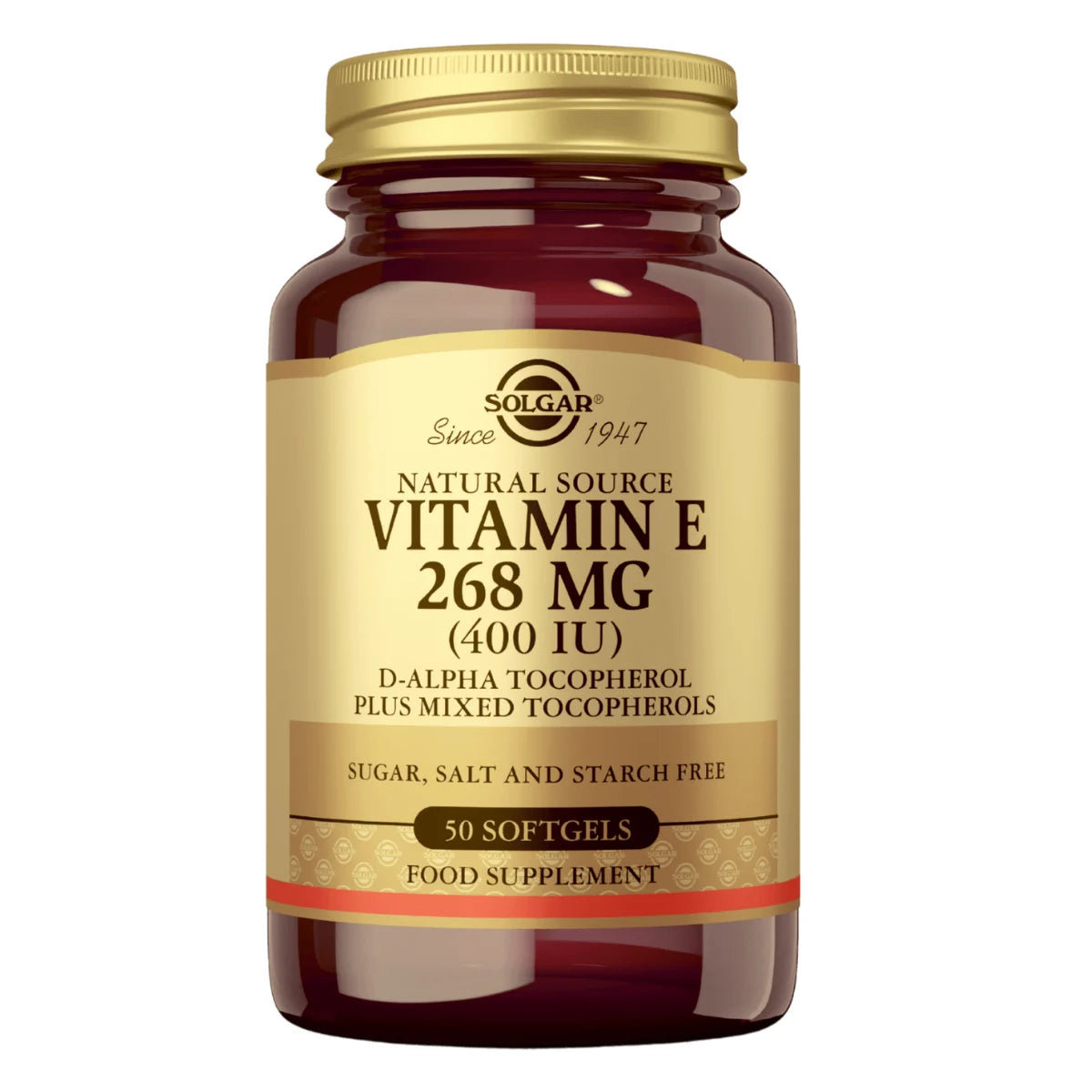 SOLGAR E-vitamiini 268 mg softgels 50 kpl