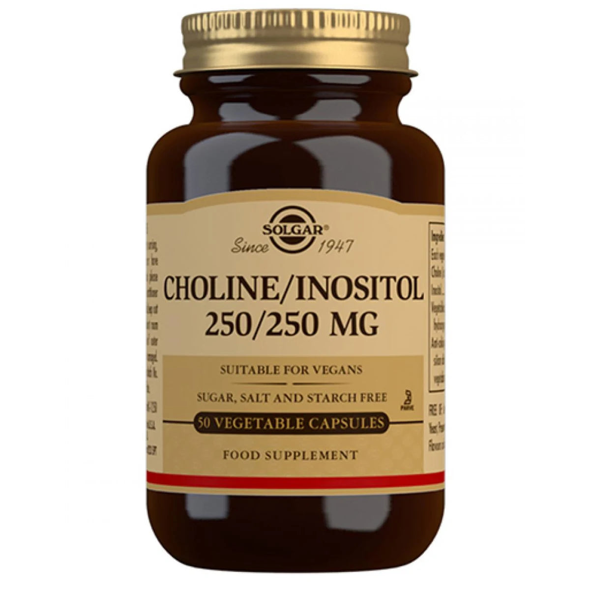SOLGAR Koliini/Inositoli 250 mg / 250 mg kapseli 50 kpl