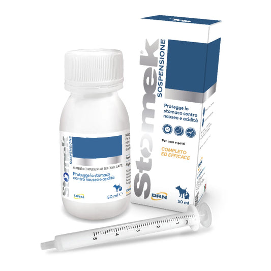 STOMEK Suspensio koirille ja kissoille 50 ml suoliston toiminnan tukemiseen