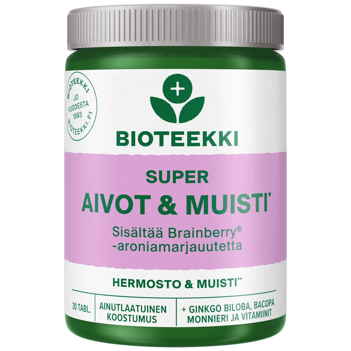 SUPER Aivot & Muisti tabletti 30 kpl
