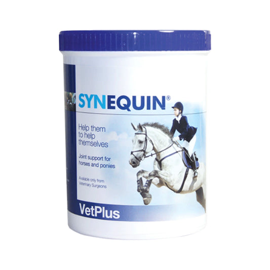 Synequin vet jauhe 1 kg täydennysrehuvalmiste hevosille nivelten tukemiseen