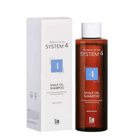 SYSTEM 4 Shale Oil Shampoo 4 ylirasvoittuville hiuksille 250 ml