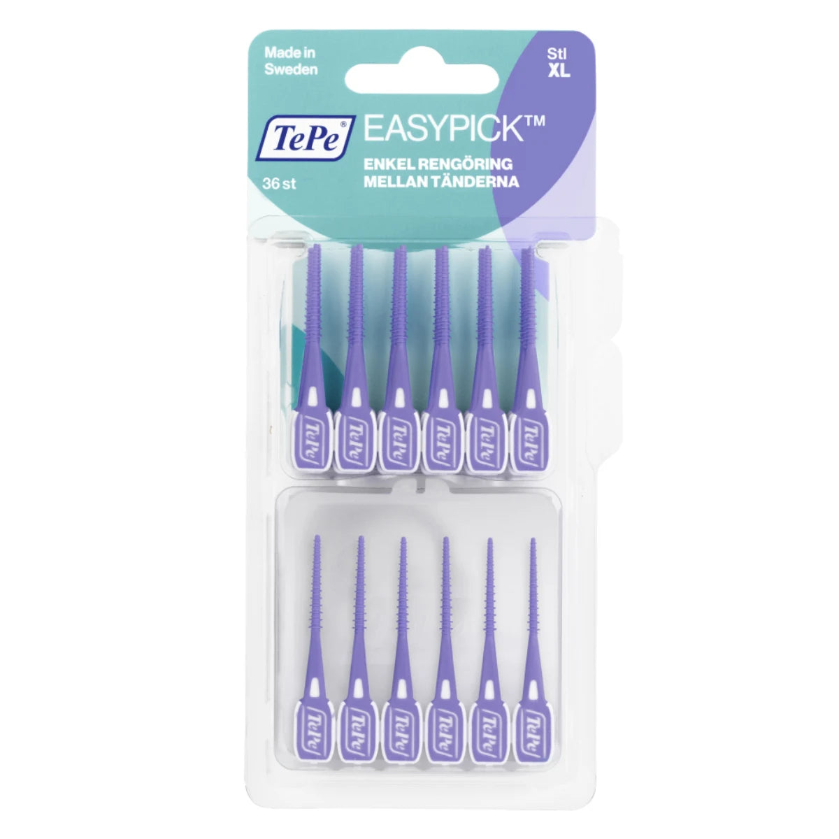 TEPE EasyPick XL hammastikku lila 36 kpl