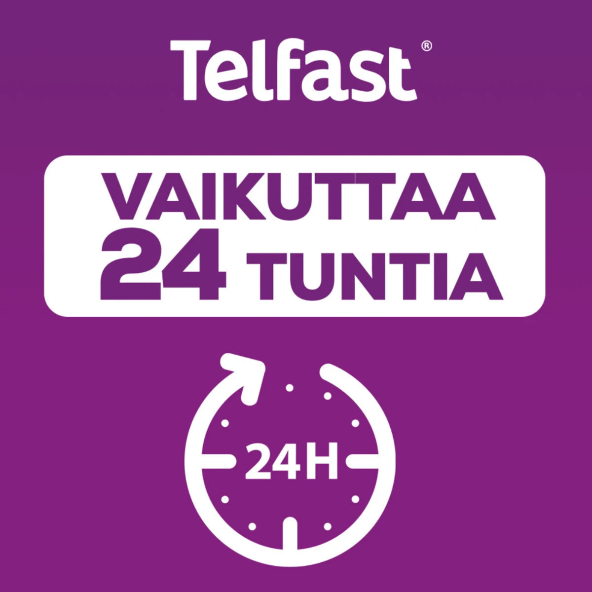 Telfast 120 mg – antihistamiini joka vaikuttaa 24 tuntia