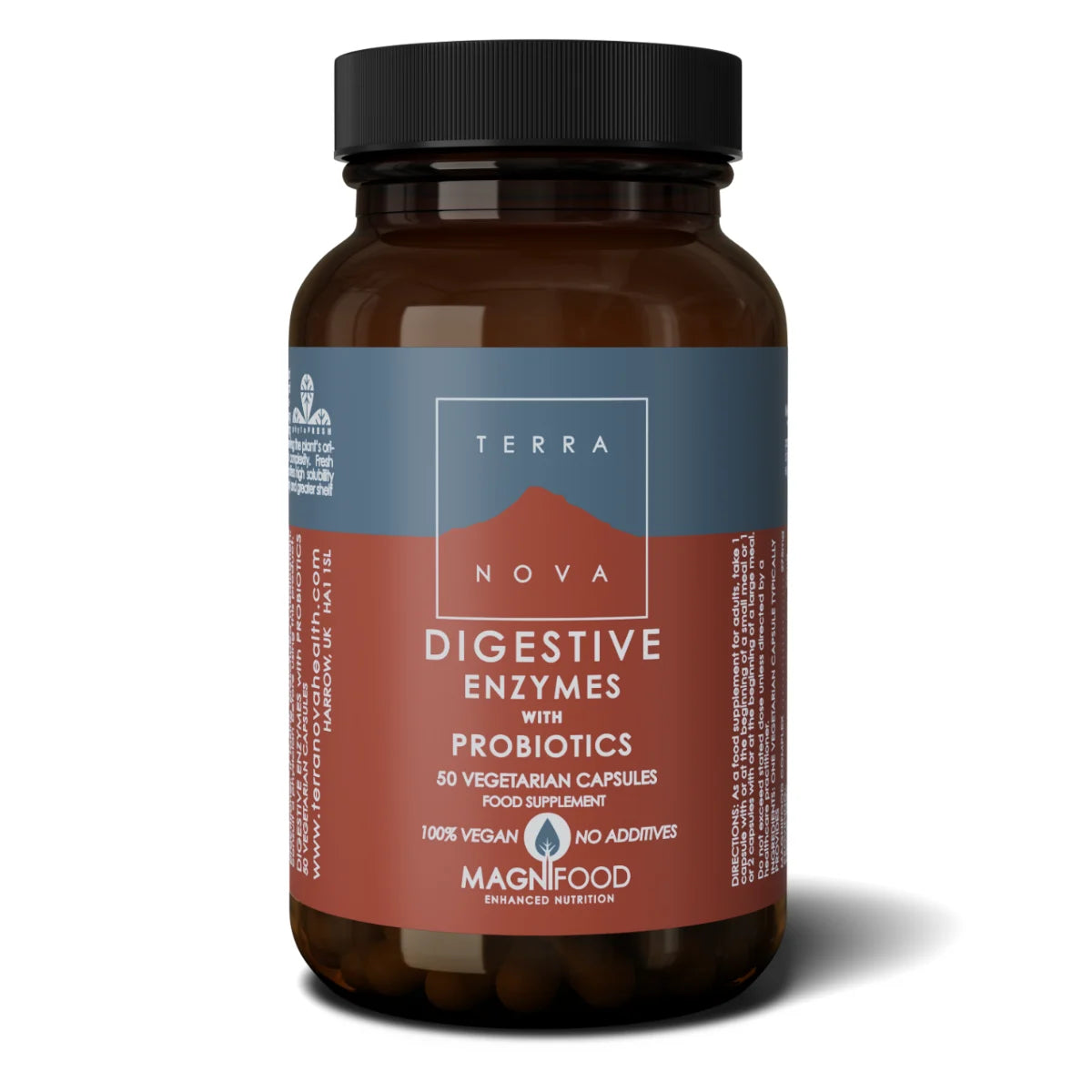 TERRANOVA Digestive Enzymes with Probiotics 50 kaps
