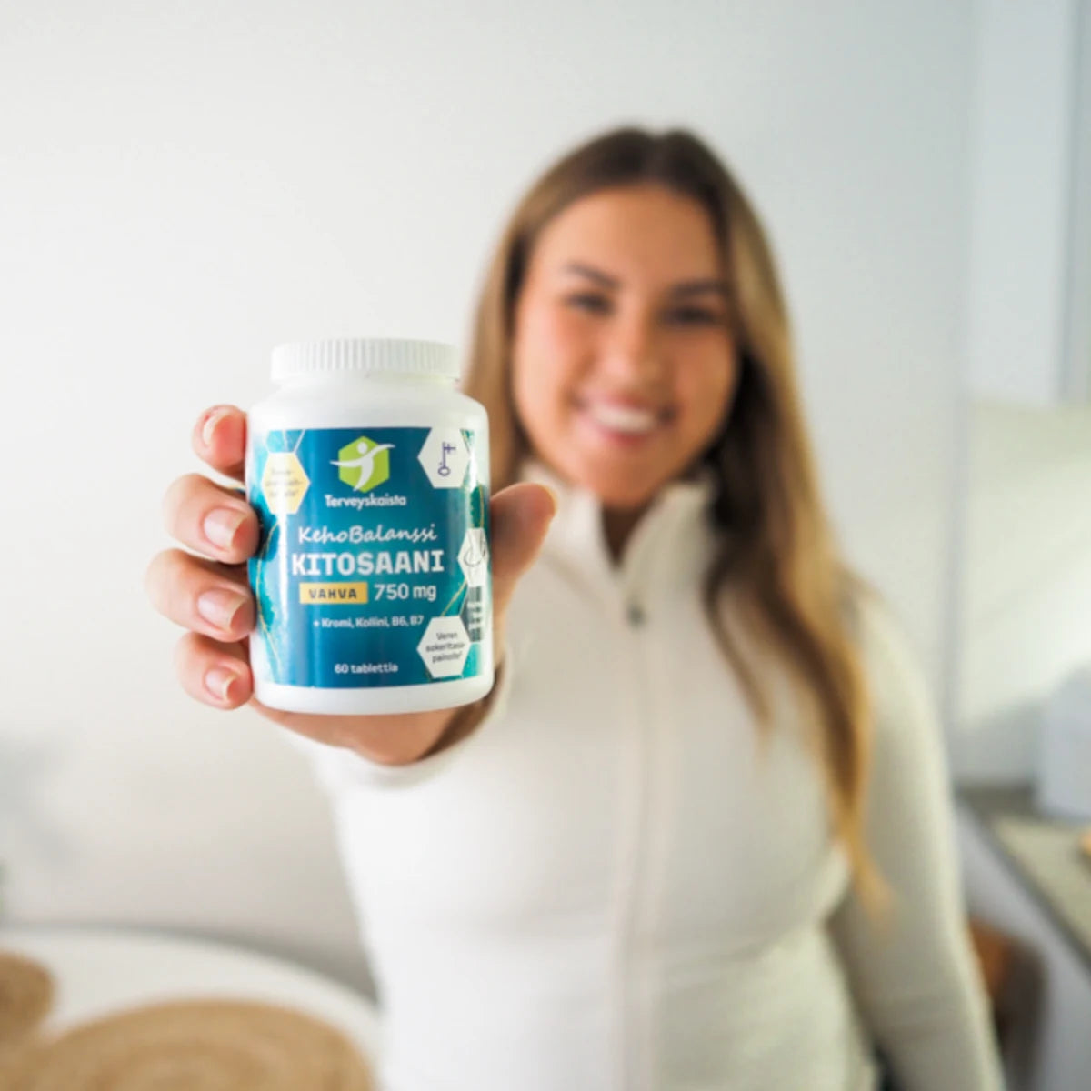 KehoBalanssi Vahva Kitosaani 750 mg + Kromi + Koliini + B6 + B7 60 tabl