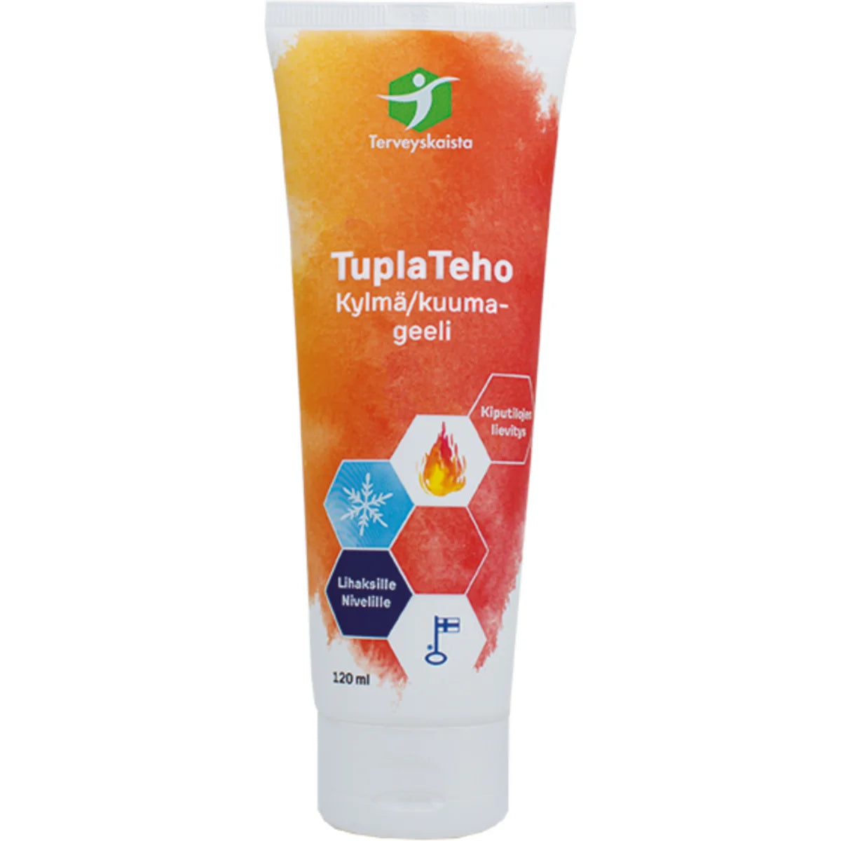 Terveyskaista TuplaTeho Kylmä/kuumageeli tuubi