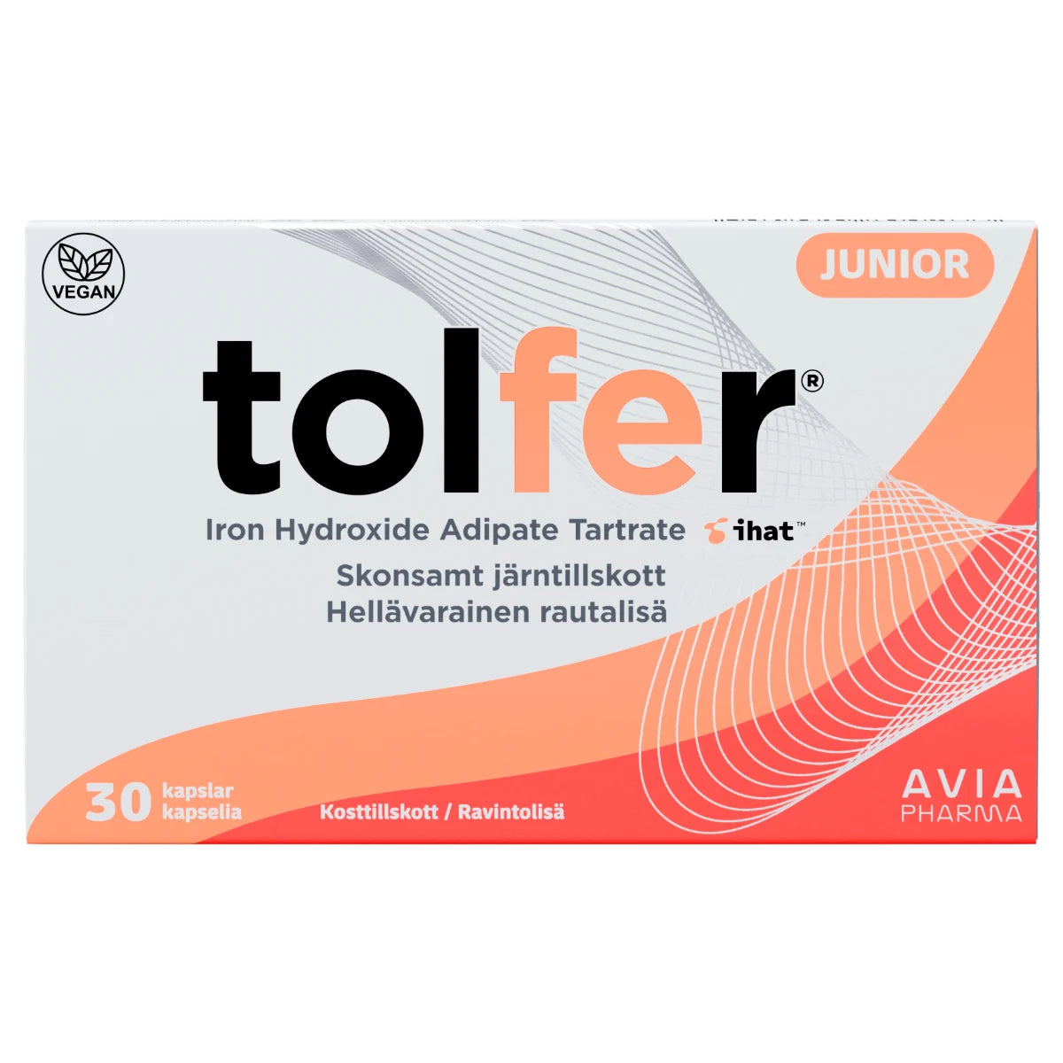 Tolfer junior rautavalmiste 14 mg 30 kaps
