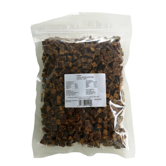 unique Vet Treat Lamb 500 g – Pehmeä ja maistuva lammasherkku koirille