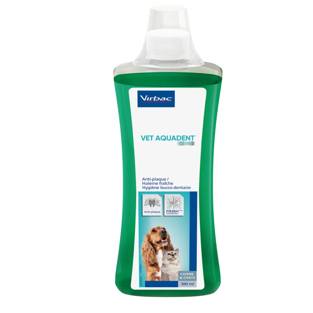 Virbac VetAquadent Fr3sh liuos 500 ml