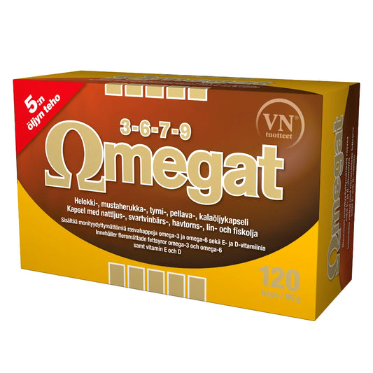 Via Naturale OMEGAT 3-6-7-9 120 kaps