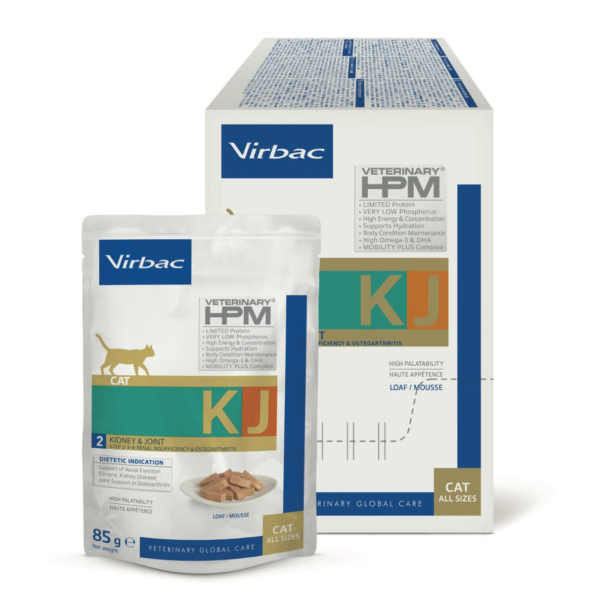 Virbac Cat Kidney & Joint WET 12x85 g