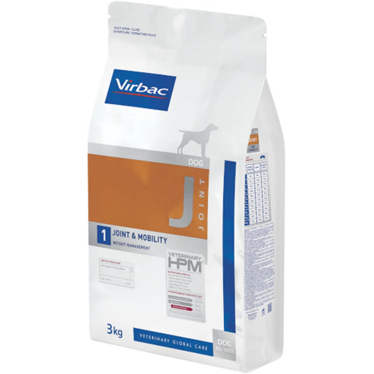 Virbac Dog Joint &amp; Mobility J – Nivelten hyvinvointia tukeva täysravinto koiralle, 3 kg