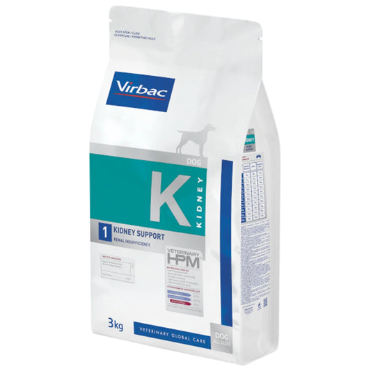 Virbac Dog Kidney Support K – Erikoisravinto koirille munuaisten tueksi, 3 kg