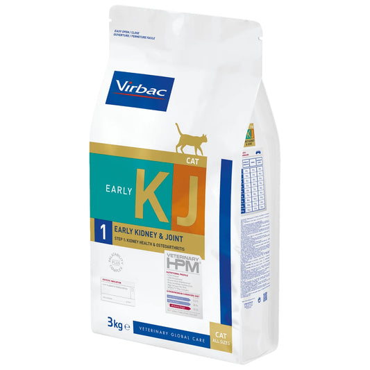 VIRBAC Cat Early Kidney & Joint 3 kg täysruoka kissan nivelten tueksi nivelrikon yhteydessä