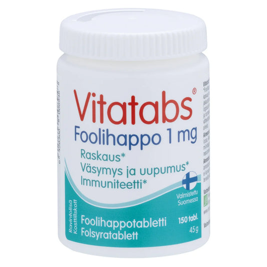 Vitatabs Foolihappo 1 mg 150 tabl