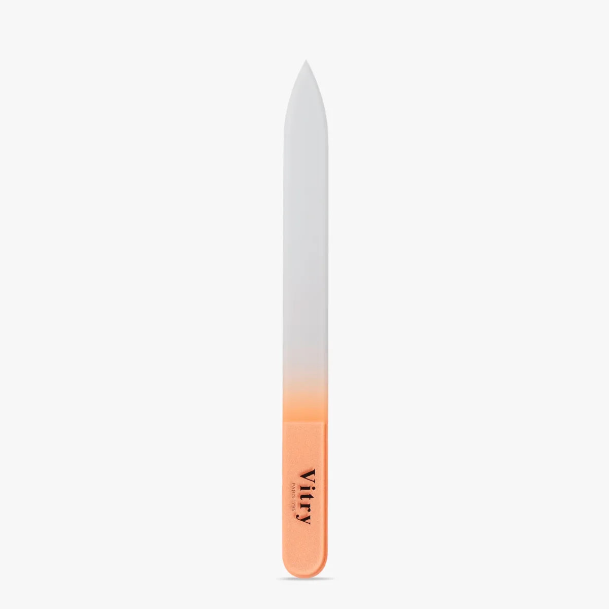 Vitry Nail Glas File Coloured Handle – lasiviila oranssilla päällä