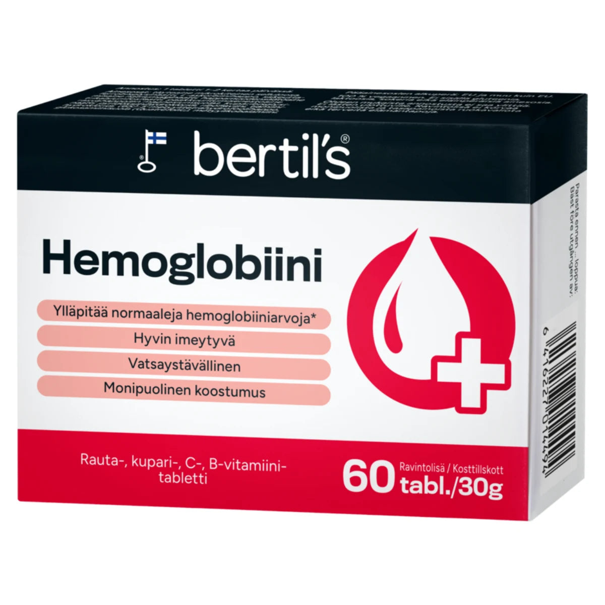 BERTILS Hemoglobiini tabletti 60 kpl