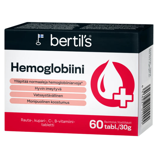 BERTILS Hemoglobiini tabletti 60 kpl