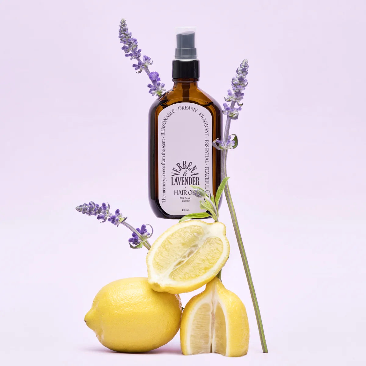 odiD Milkprotein Intensive Hair Oil Verbena Lavender hiusöljy