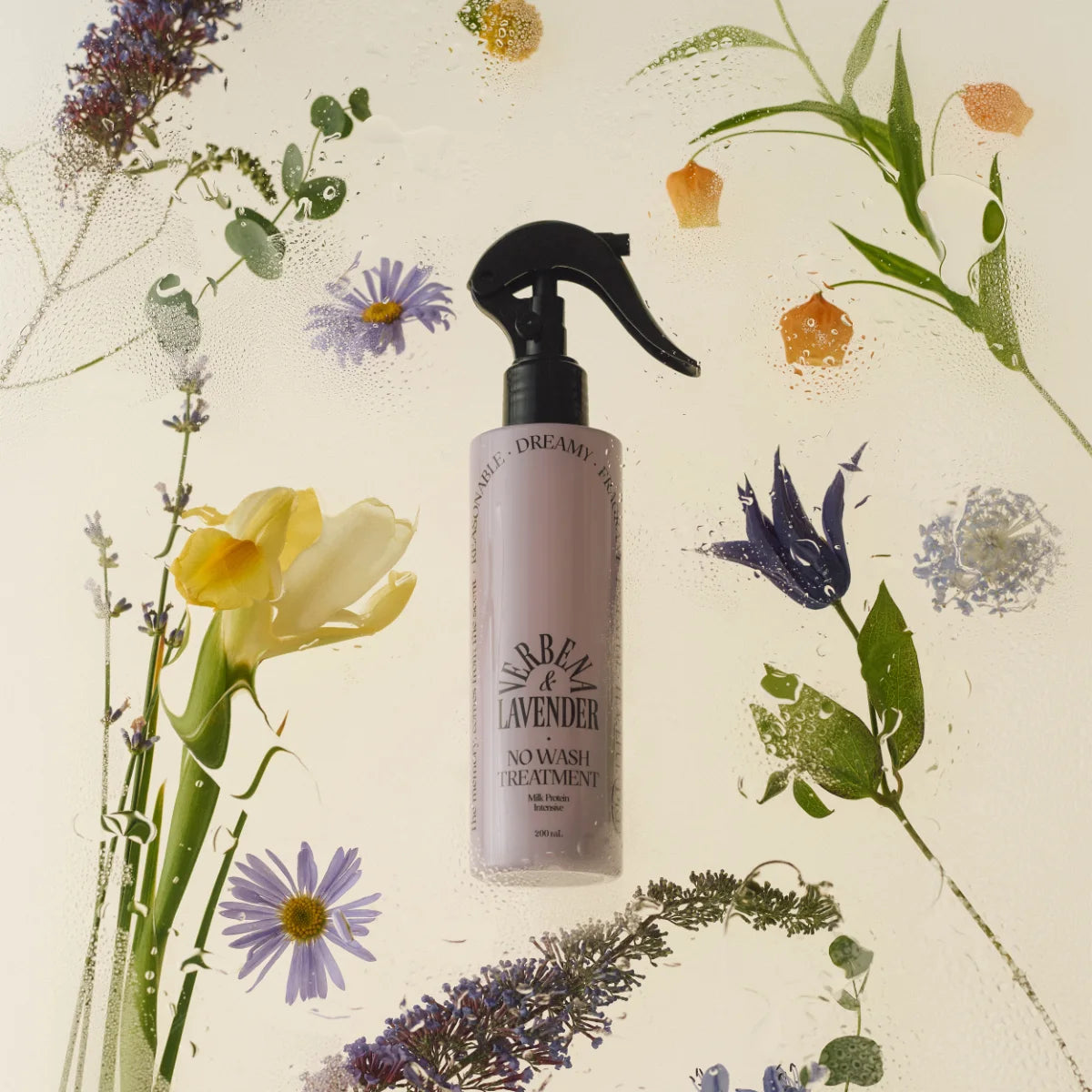 odiD Milkprotein Intensive Nowash Ampoule Treatment Verbena Lavender hiuksiin jätettävä hoitoaine