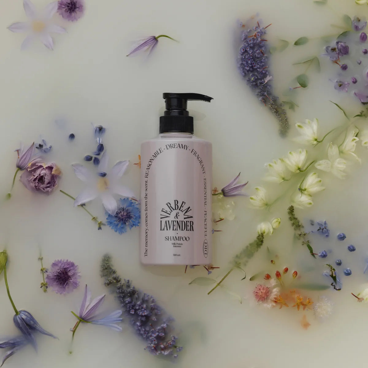 odiD Milkprotein Intensive Shampoo Verbena Lavender 500 ml – kuiville hiuksille
