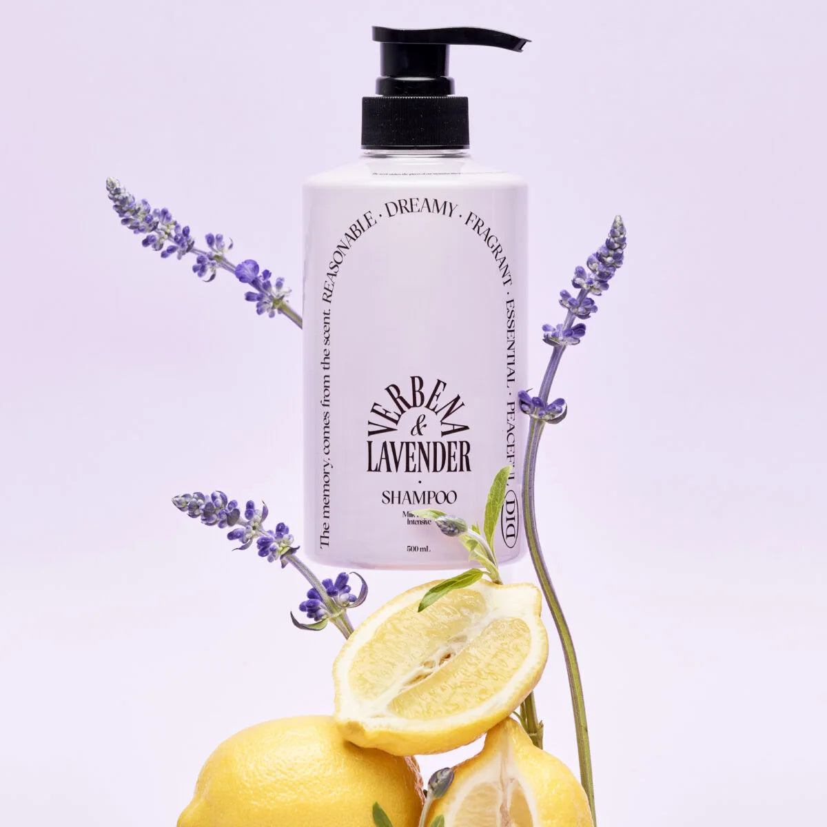 odiD Milkprotein Intensive Shampoo Verbena Lavender 500 ml – ravitseva shampoo kuiville hiuksille